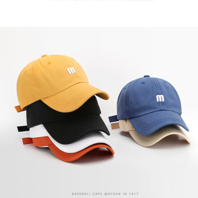 MUXIWEIER 帽子男棒球帽女春夏四季时尚潮流鸭舌帽刺绣太阳帽户外防风出游遮阳太阳帽女休闲透气高清大图