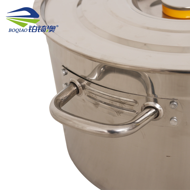 铂锜澳304不锈钢汤锅 汤桶带盖高清大图