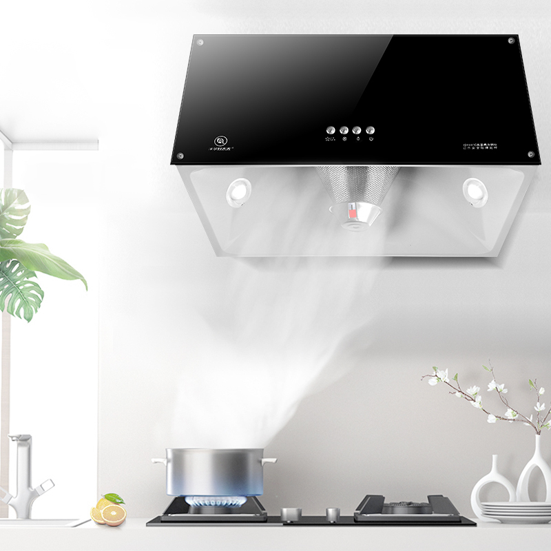 洣尔CXW-238-C-L36A中式抽油烟机家用厨房吸烟机吸油机抽烟机13m³大吸力琴键开关纯铜芯中式欧式网热清洗