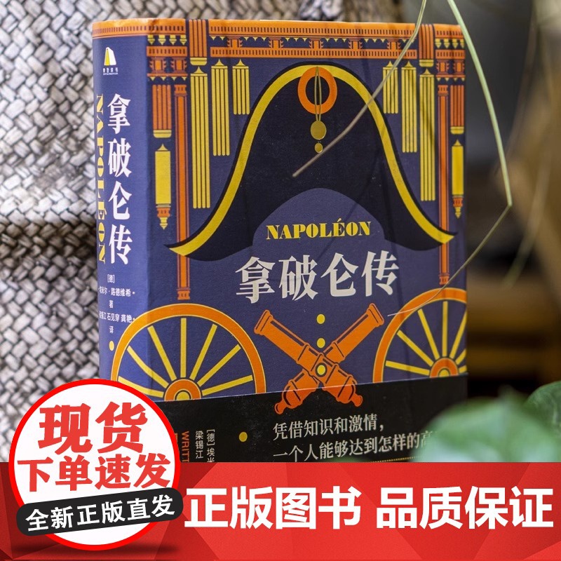 [附赠导读手册]拿破仑传 诞辰250周年纪念版1931年德国初版直译埃米尔路德维希法国历史人物波拿巴自传记书籍高清大图