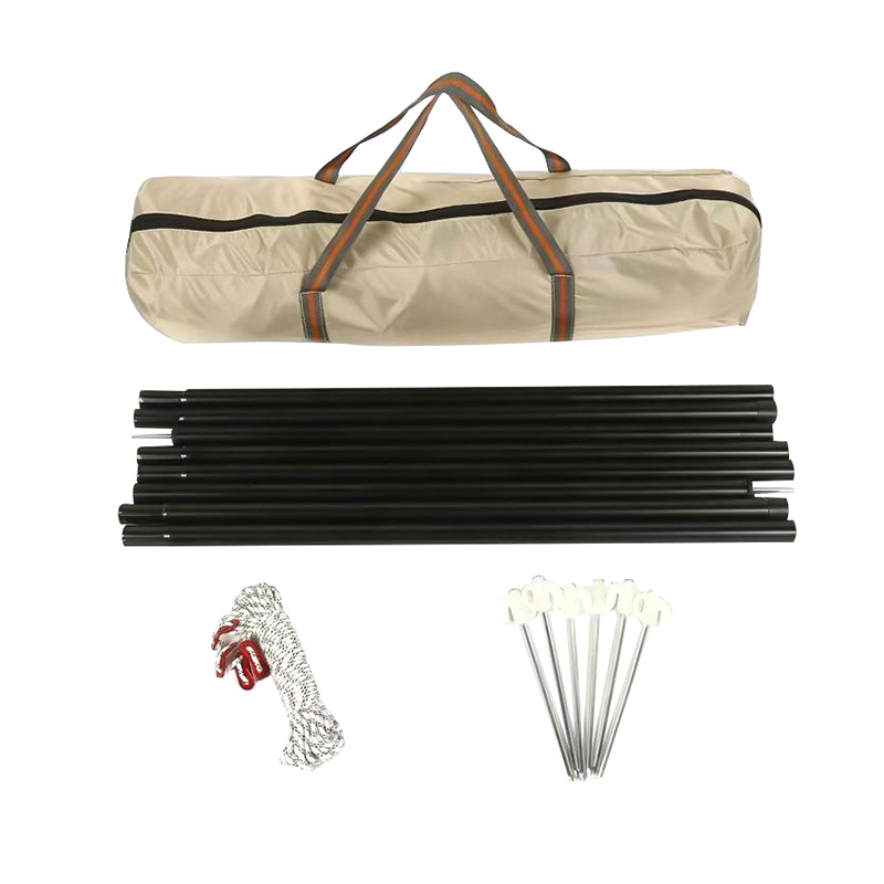 三极户外(Tri-Polar)TP2382 户外露营蝶形遮阳天幕 4.2*5.2m 流沙金高清大图