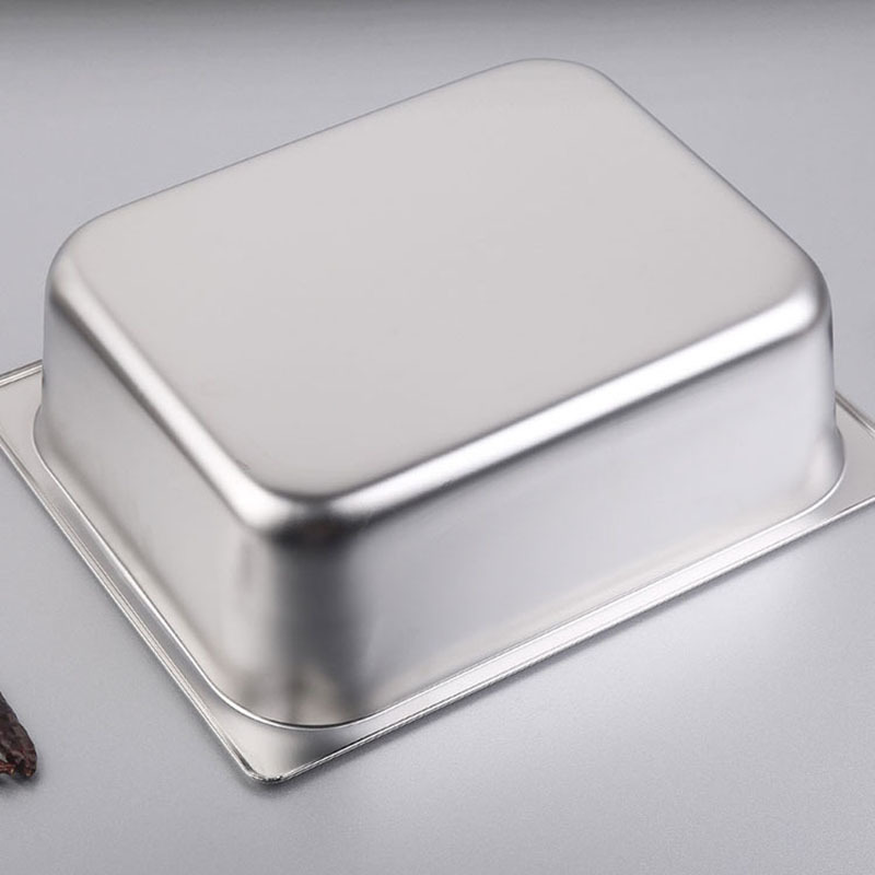 顺心优 不锈钢份数盆1/1 530*320*100mm/个高清大图