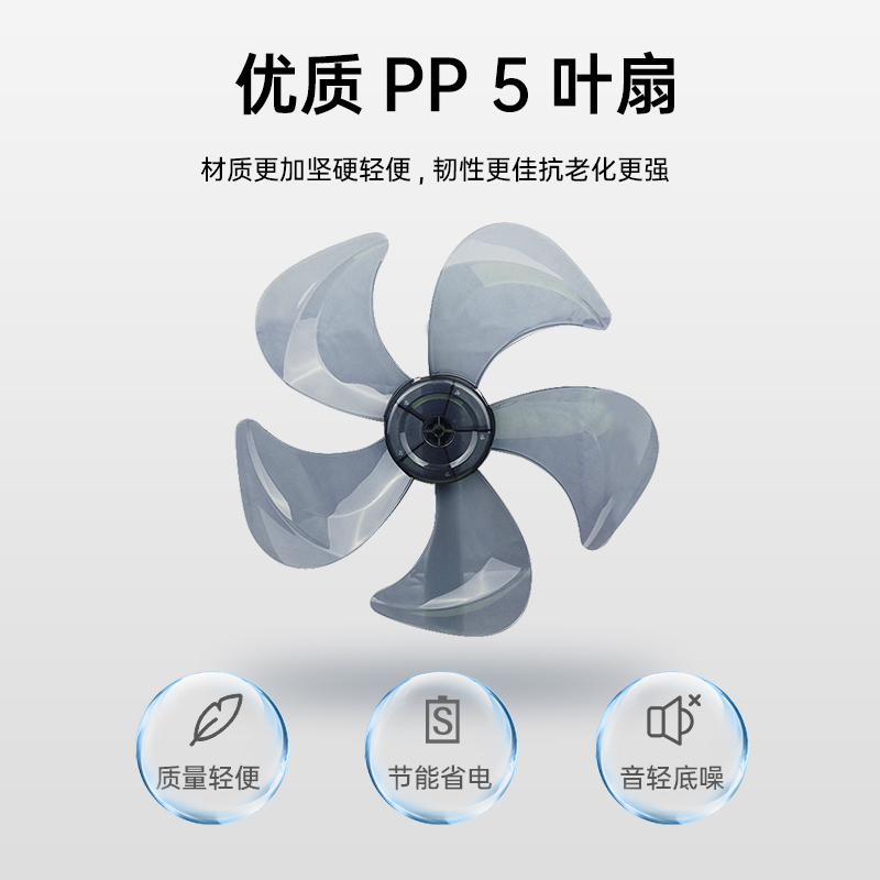 奥克斯壁扇挂壁遥控电风扇家用壁挂式墙壁扇强力工业大风力电风扇 18英寸遥控五叶 加长电源线高清大图