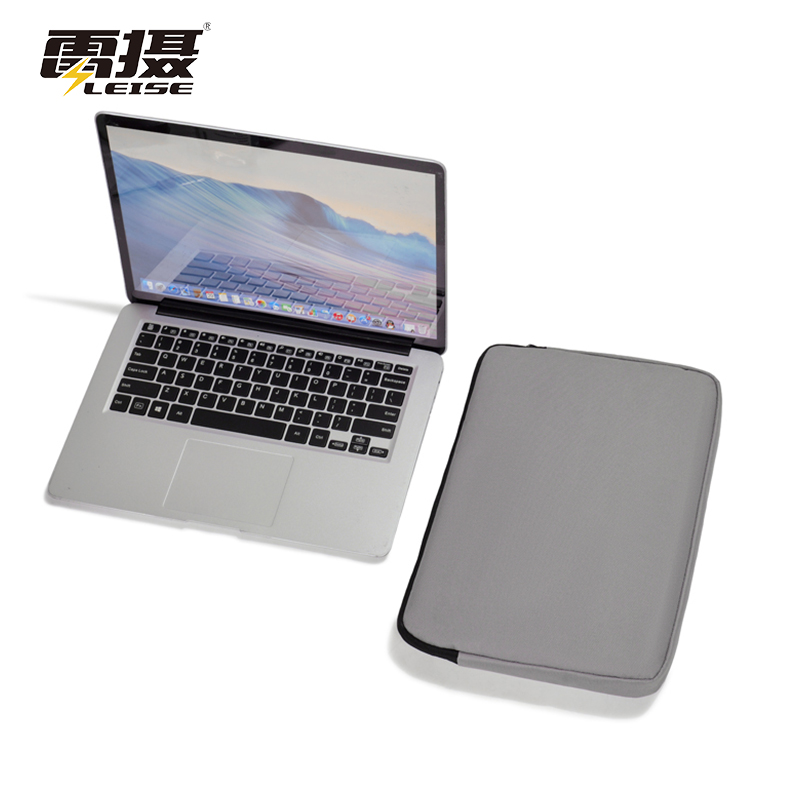 雷摄(LEISE) 9013 电脑包mac14/15/15.6内胆包 灰色高清大图