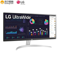 LG 29英寸 21:9 超宽 带鱼屏 HDR IPS 100Hz FreeSync 内置音响 Type-C接口 低闪屏 游戏 显示器 29WQ600 -W