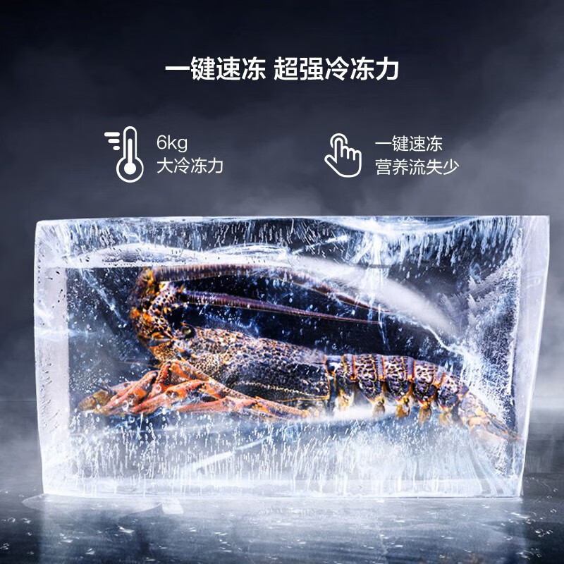 美菱冰箱 BCD-531WPCX天际灰 531升 对开门双开门冰箱 双变频风冷无霜大容量家用电冰箱高清大图