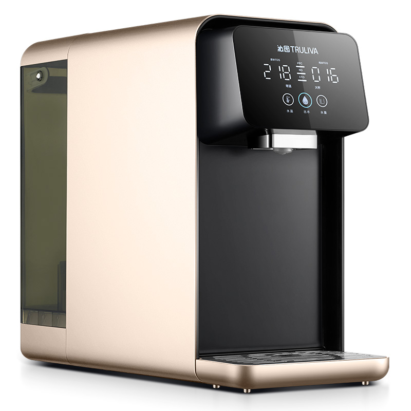 沁园 (truliva )饮水机家用净水器台式直饮即热免安装净饮一体机 lrd