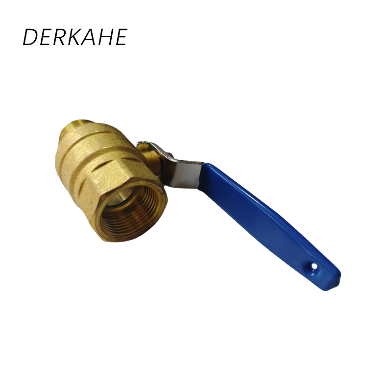DERKAHE 全铜内外牙球阀 DN25 个高清大图