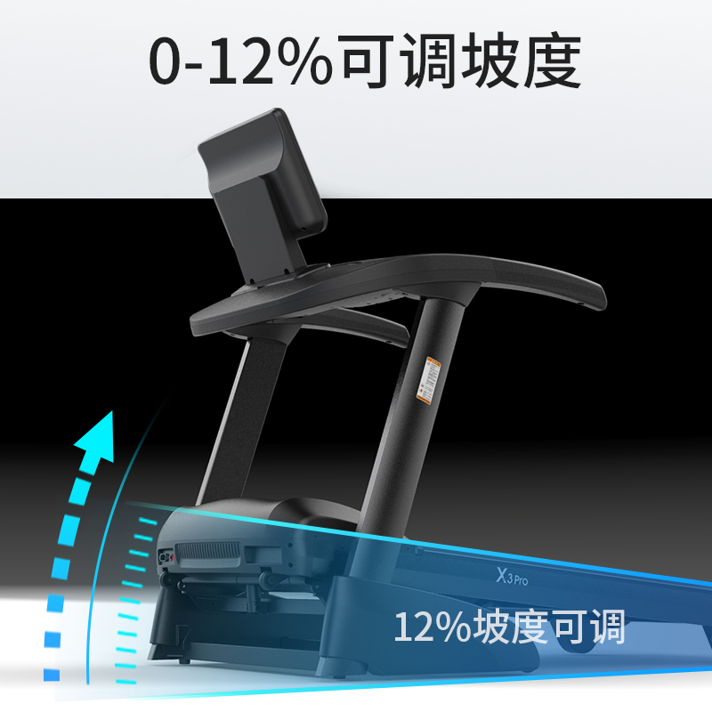 舒华跑步机X3 PRO家用商用爬坡减震折叠燃脂马拉松T5170P-H1中高考体测高清大图