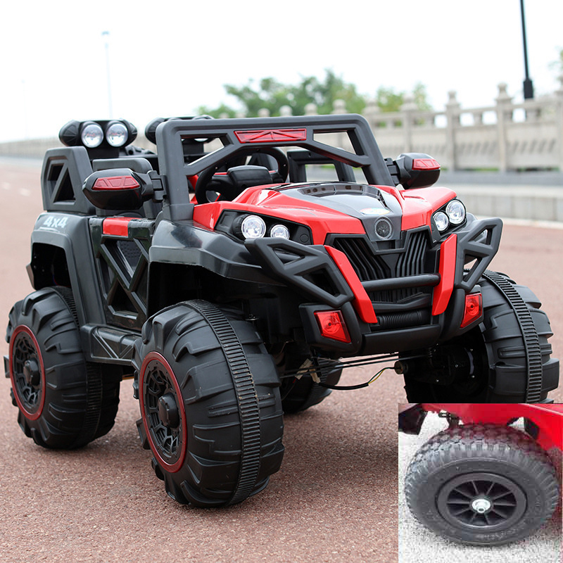儿童电动汽车四轮遥控越野车可坐人大号驱动男女宝宝18岁玩具车视频