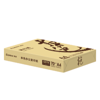 齐心C6174-8 本色复印纸 A4 70克 8包/箱
