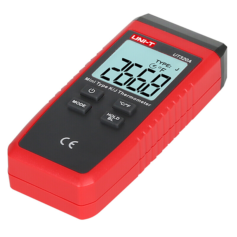 优利德(UNI-T)UT320D 双通道测温仪 温度计 自动量程 带背光 小型便携工业数字温度测量仪