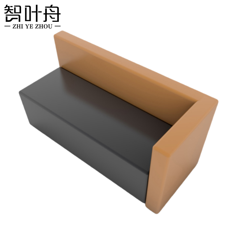 智叶舟休闲沙发双人位150*60*70cm张高清大图