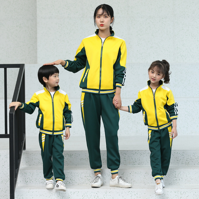 2018秋冬新款校服幼儿园中大童幼儿园园服南韩丝套装图片色