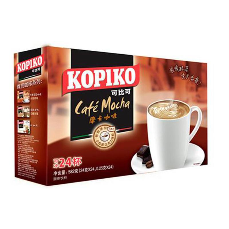 KOPIKO 可比可摩卡咖啡24+6杯(24入)印尼进口速溶咖啡