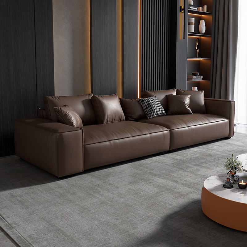 baxter豆腐块真皮沙发头层牛皮客厅意式轻奢现代极简高端方块沙发j803