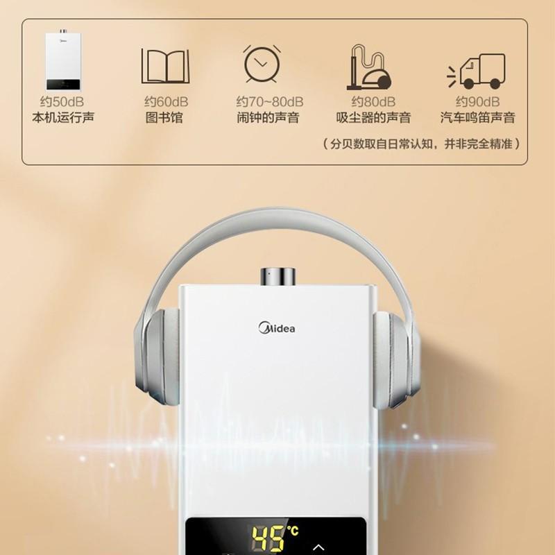美的 Midea 燃气热水器智能变升手机Wifi智控智能家电断电记忆天然气安全即热 [店铺爆款]水气双调 精准控温 13