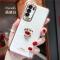 OPPOreno5手机壳镜头全包防摔Reno6硅胶软壳男女款reno5pro钻牛 樱花粉 oppo Reno 5