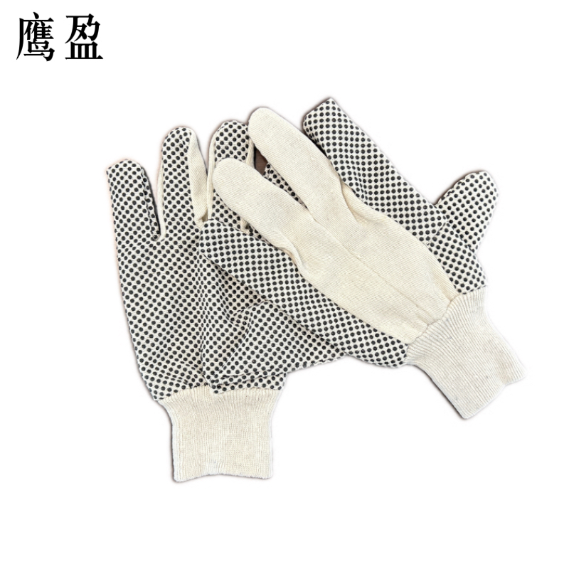 鹰盈 帆布点胶手套 YY0245 双高清大图