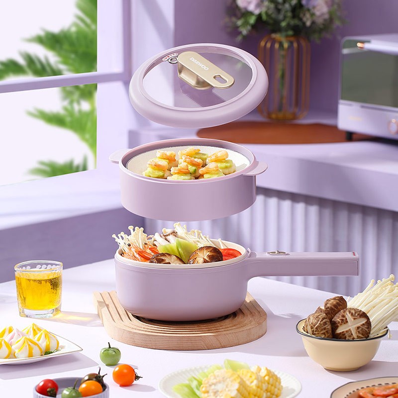 大宇电煮锅DYZG-1570 紫色(彩邮)