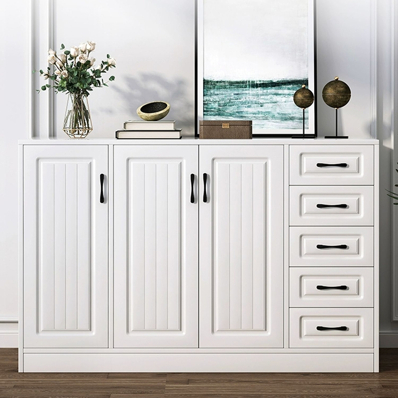 时光旧巷五斗柜欧式斗柜卧室床尾收纳柜靠墙简约现代大容量抽屉柜子储