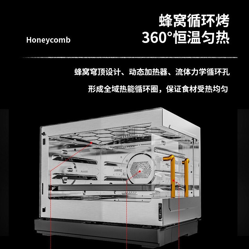 松下(Panasonic)微波炉NN-CS1100蒸汽烤箱多功能变频微波炉烤箱一体机30升大容量智能微蒸烤一体机
