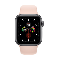 【全新原封正品】Apple Watch Series5 苹果智能手表 40毫米 4G版 金色铝金属表壳粉砂色运动型表带