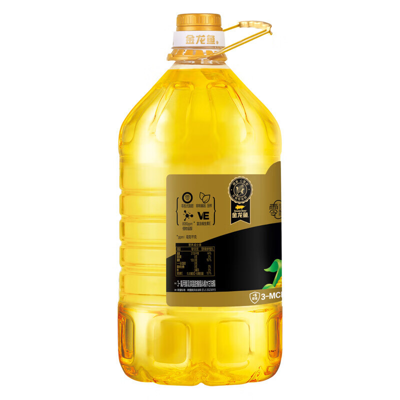金龙鱼 零反式脂肪甾醇玉米油(黑金款)5L高清大图