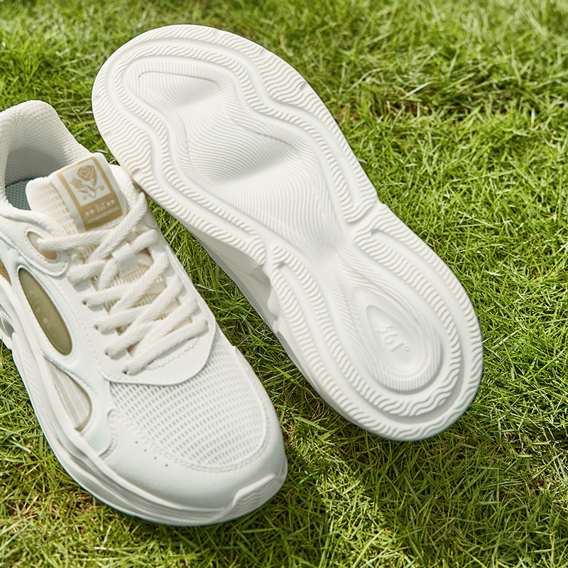 云舒5丨361°运动鞋女新款网面透气轻便厚底老爹鞋休闲鞋子女鞋高清大图