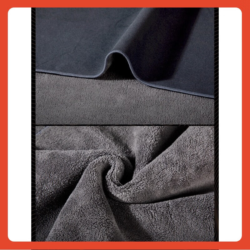 梦莺 洗车毛巾擦车巾汽车吸水不掉毛不伤漆麂皮绒强力去污双面(计价单位:块)高清大图
