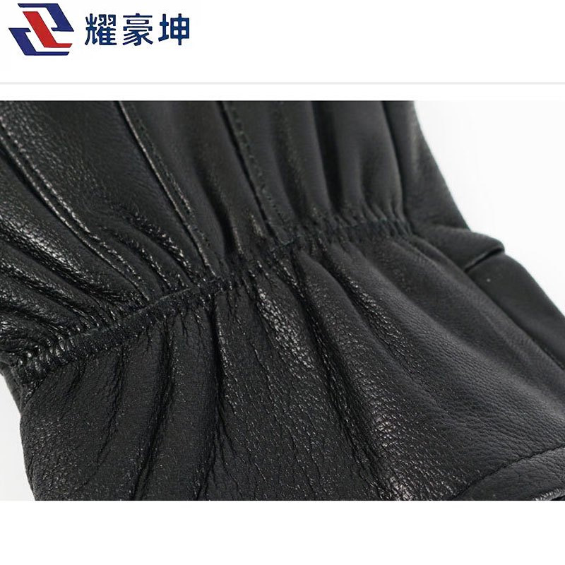 耀豪坤 防寒羊皮手套拼皮D33T/副高清大图