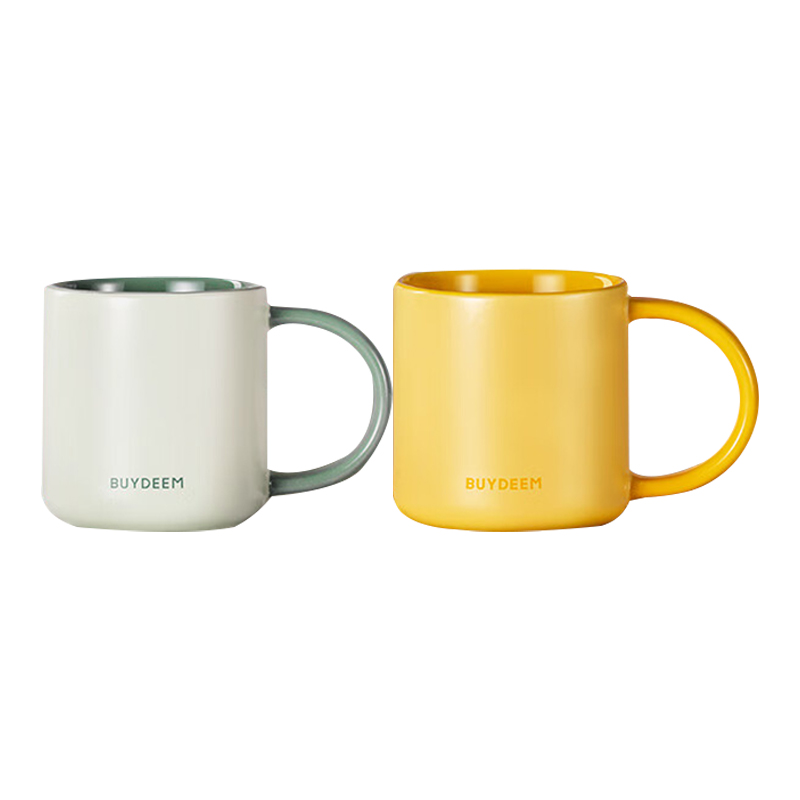 北鼎马克杯350ml茶咖皆宜自带刻度CD1018(颜色随机)