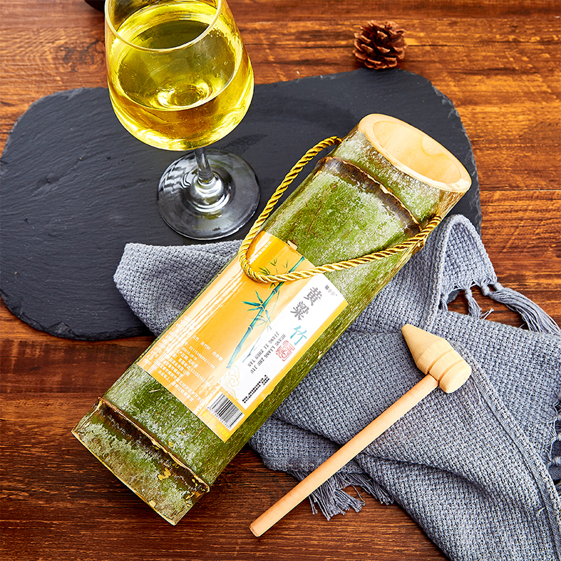 6瓶整箱装新鲜竹酒52度鲜竹酒竹筒酒青竹酒原生态竹子酒纯粮食酒活竹