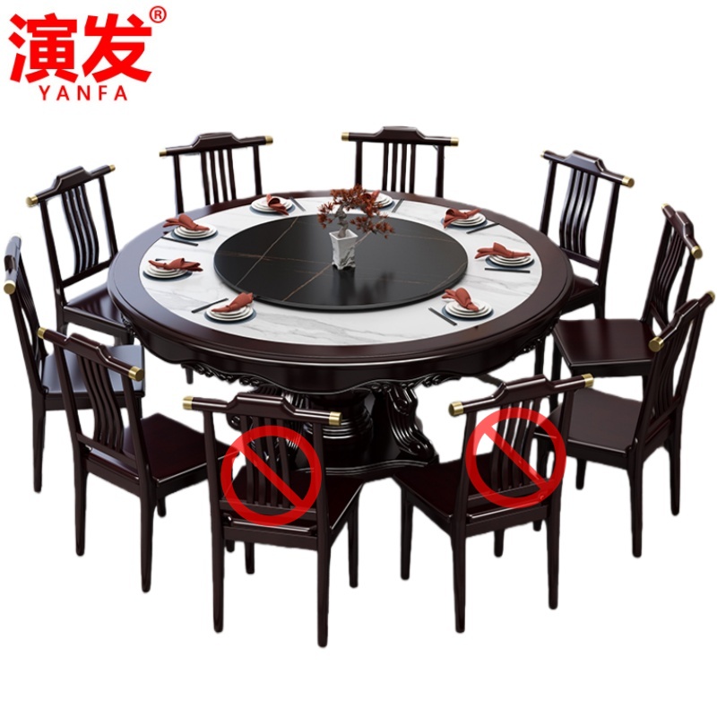演发 一桌 六椅1. 2 m 套高清大图
