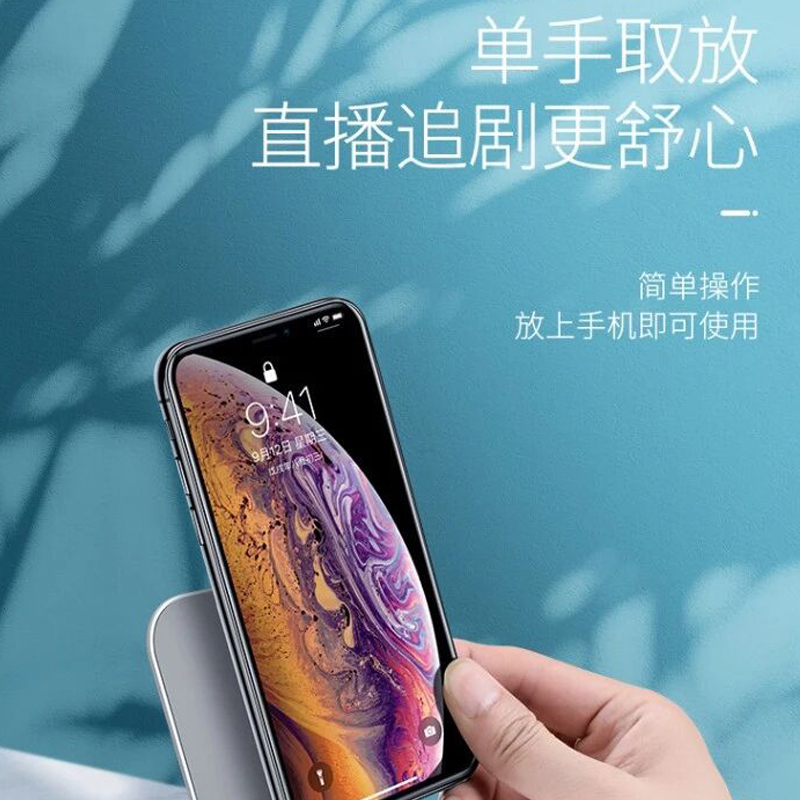 卡必(KABBE)桌面手机支架懒人IPAD平板电脑支撑床头架通用直播托架