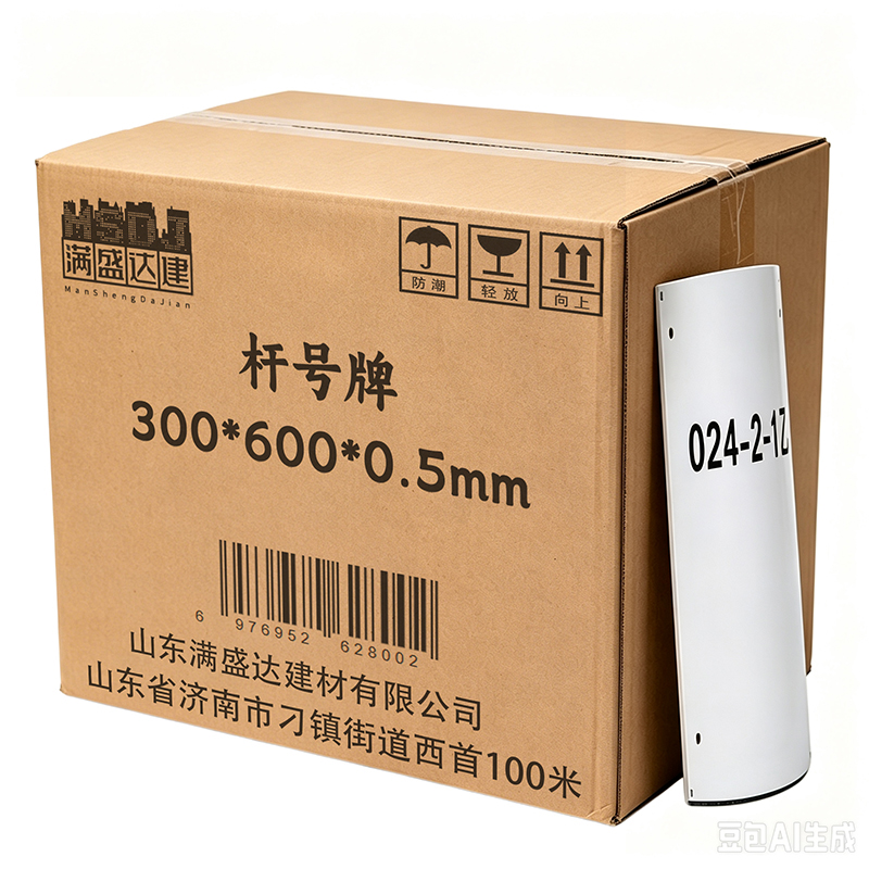 满盛达建 杆号牌 300*600*0.5mm 块高清大图