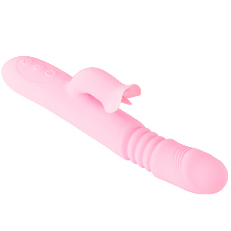 久爱 震动棒女用自嗨玩情趣性用品 夫妻房事电动按摩振动av转珠棒快感玩具舌舔吮吸器具秒潮炮机加温 全自动加温伸缩+礼品包高清大图