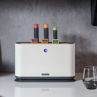 摩飞 分类刀具砧板消毒刀架家用小型智能紫外线分类厨具套装 MR1000刀具砧板消毒机白色