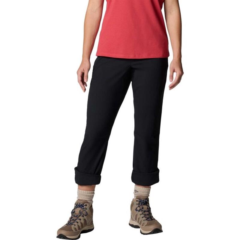 哥伦比亚(Columbia)女运动长裤舒适弹性透气防泼水可调节裤脚日常高清大图
