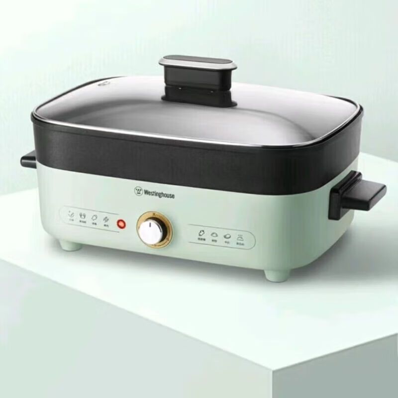 西屋(WESTINGHOUSE) 1400W三档调节控温5L大容量多功能电火锅 WSC-1450G