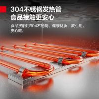 德玛仕DEMASHI双门蒸饭柜商用校企酒店食堂蒸包蒸箱电热蒸饭车24盘高端定时KZ-200A 380V[304蒸盘款]