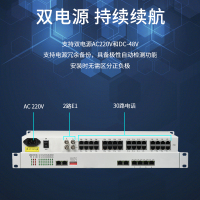 博扬 PCM复用设备光端机 2M语音设备 2E1一用一备转30路电话(可定制磁石)机架式 1对价BY-1+1E1-30P