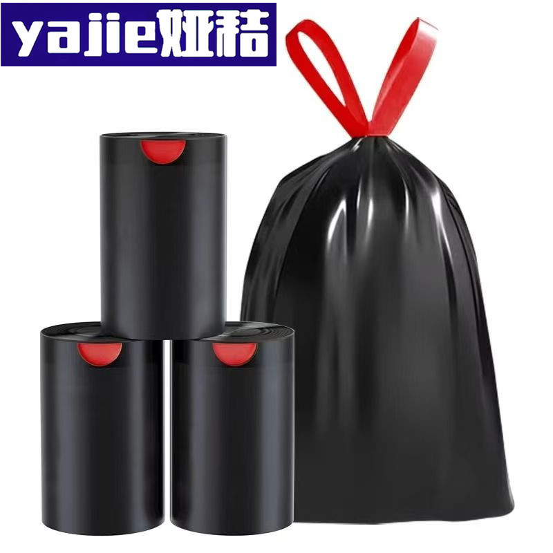 娅秸 垃圾袋 (绿色加厚90只/卷) 卷