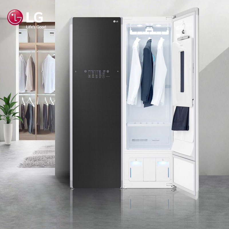 LG S5BB Styler韩国原装PLUS进口衣物护理机 除菌祛除异味防皱智能WiFi蒸汽烘干多功能挂烫机干衣机高清大图