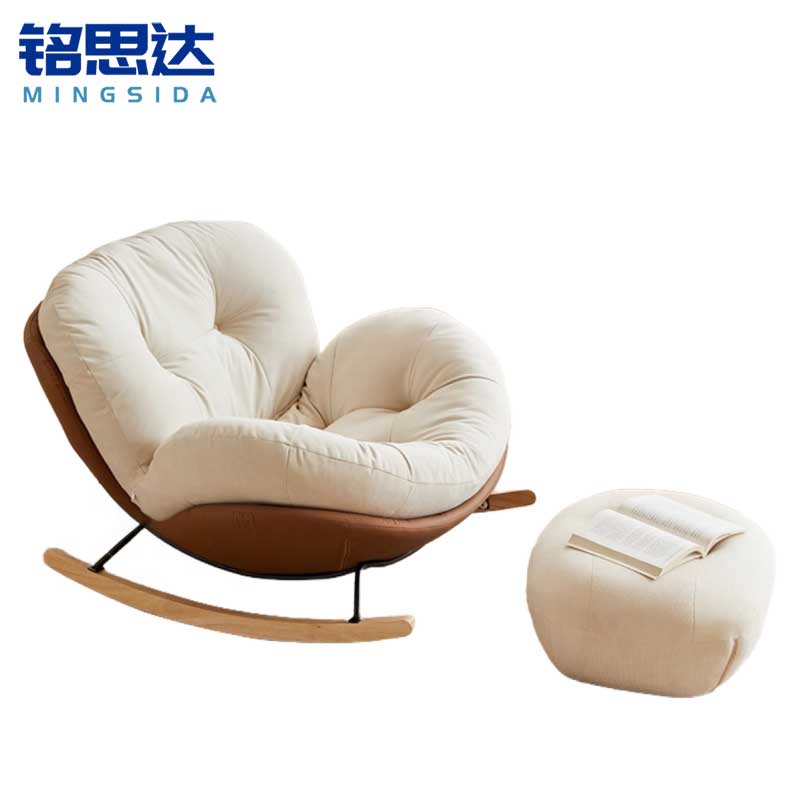 铭思达懒人沙发带脚踏套高清大图