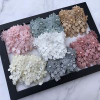 [手工DIY花边]服装辅料衣服花边白色蕾丝刺绣布贴窗帘布艺衣领