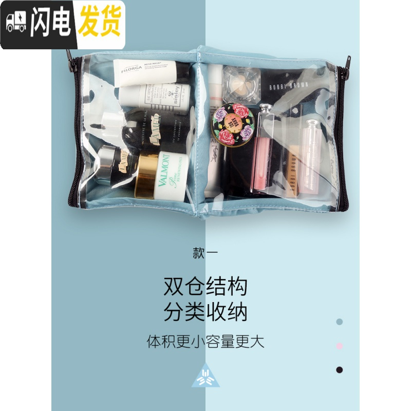 三维工匠旅行洗漱包防水化妆包女士便携收纳袋收纳包套装男大容量旅游用品高清大图