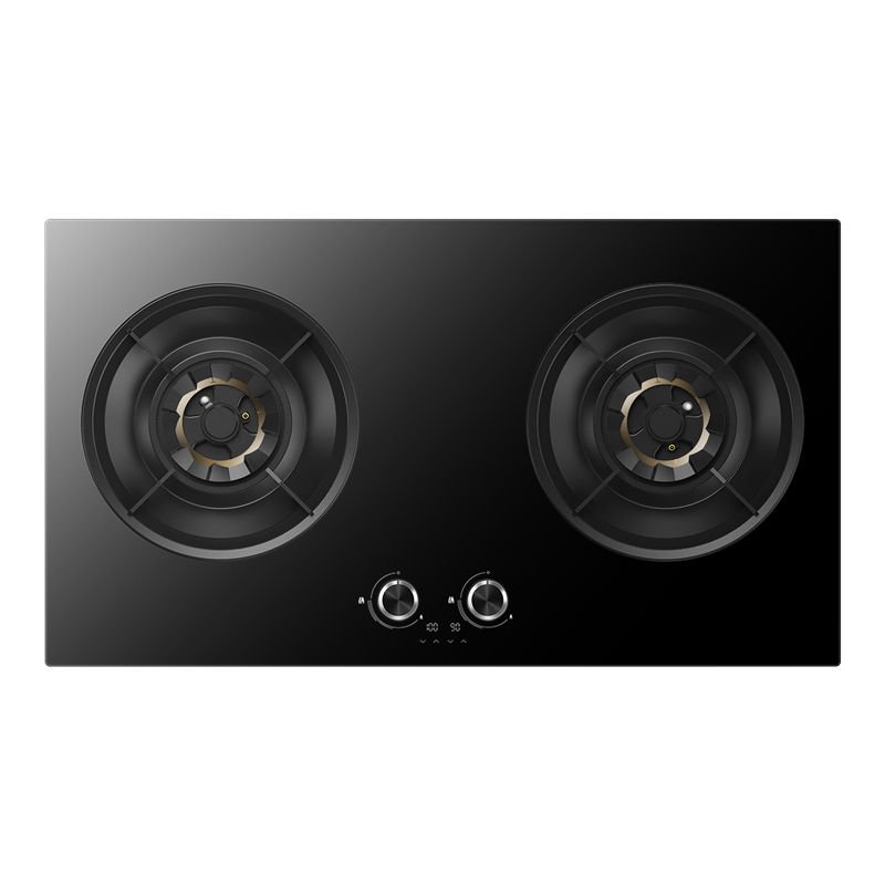 美的燃气灶天然气 双灶具 家用5.2kW猛火灶台嵌两用可调节灶具 JZT-QD529双边定时 烟灶联动 70%热能效率高清大图
