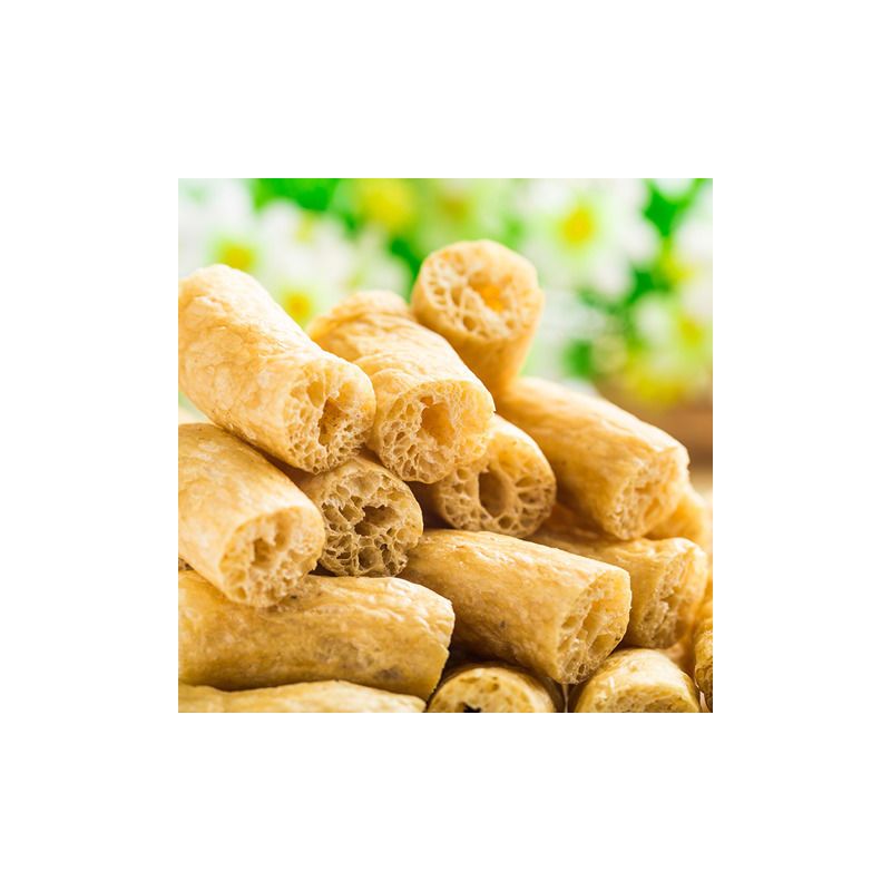 两斤无盐(1000g)|素肠豆制品干货人造肉 豆肠 豆棍干货 素鸡肠火锅