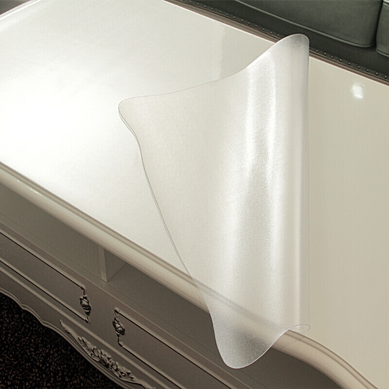 进口中田透明水晶板餐桌布艺软玻璃茶几垫防水pvc桌垫加厚磨砂